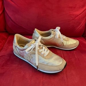 Michael Kors Women's Gold Sneakers size 6 1/2